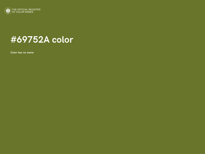 #69752A color image