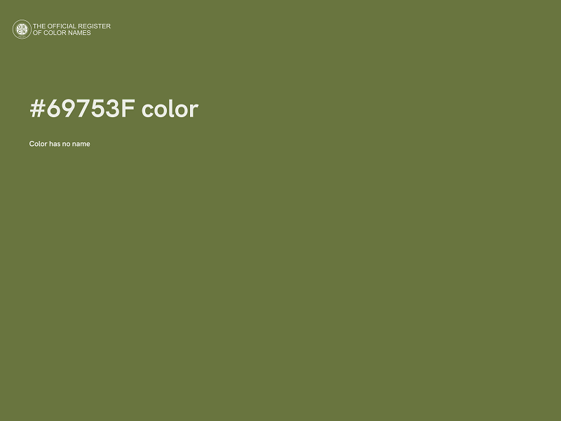 #69753F color image