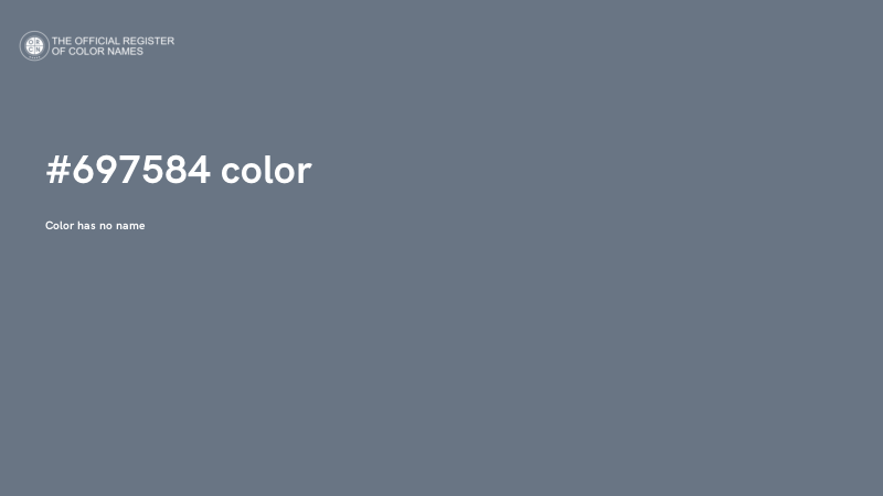 #697584 color image