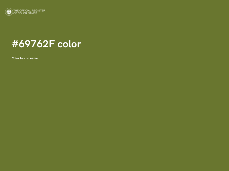 #69762F color image