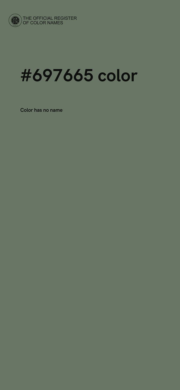 #697665 color image
