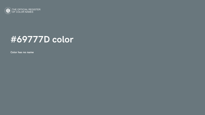 #69777D color image