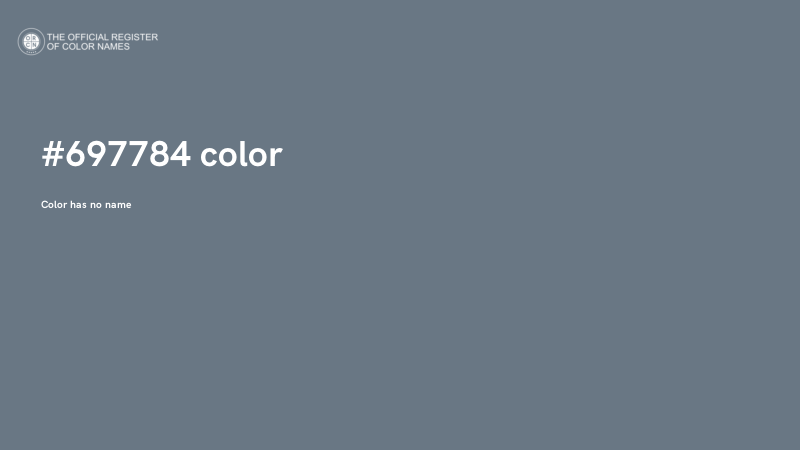 #697784 color image