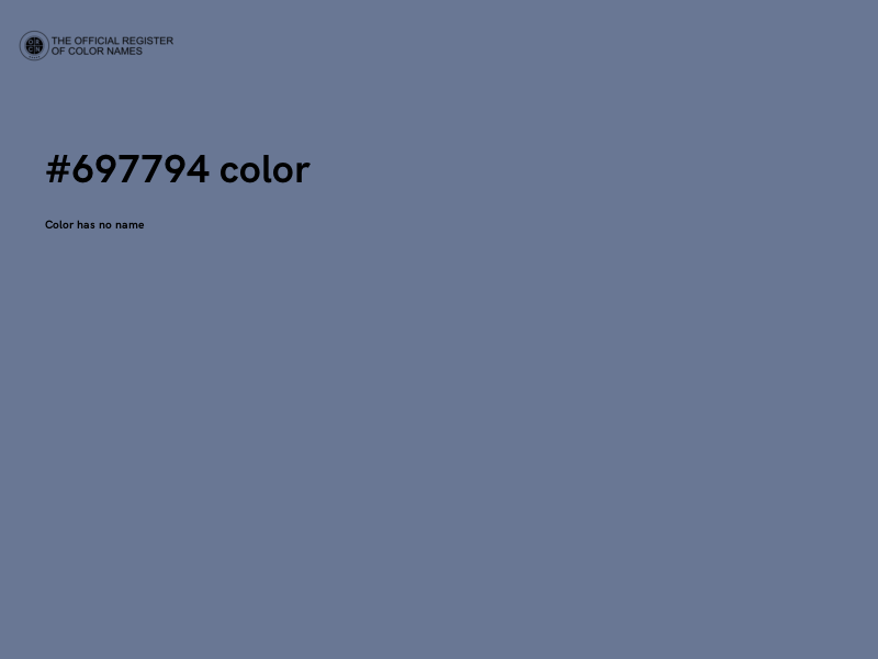 #697794 color image