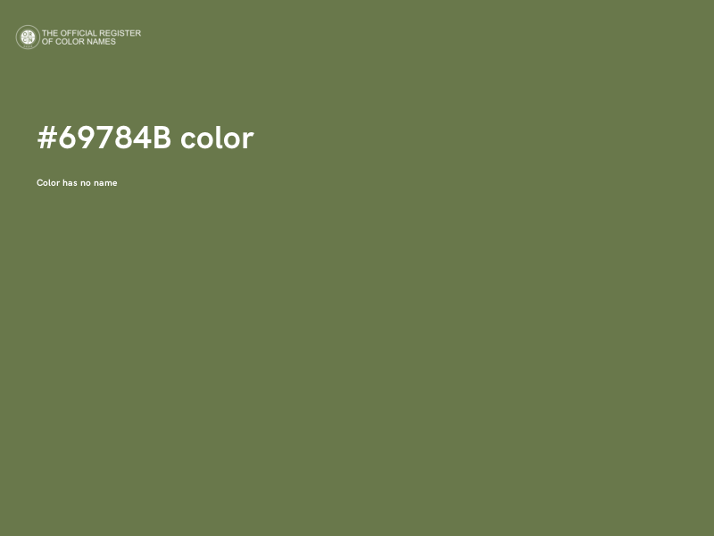 #69784B color image