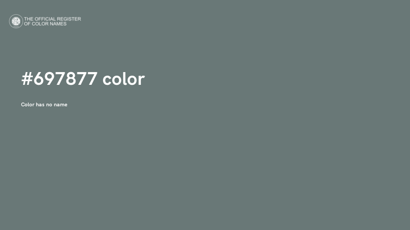 #697877 color image