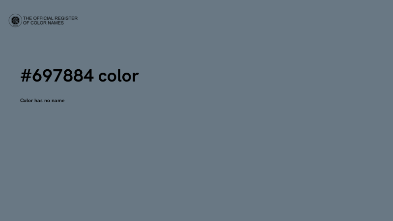 #697884 color image