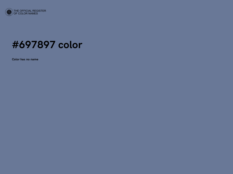 #697897 color image