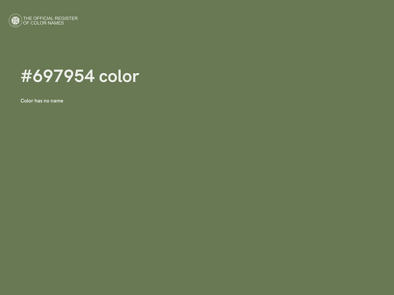 #697954 color image