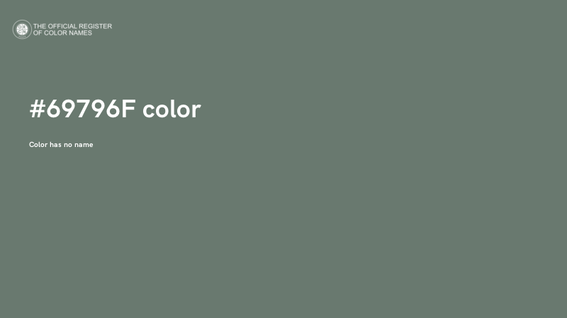 #69796F color image