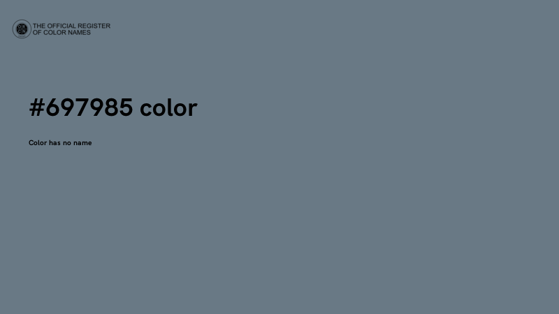 #697985 color image