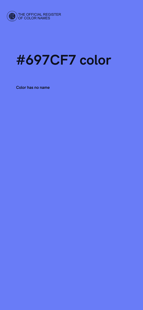 #697CF7 color image