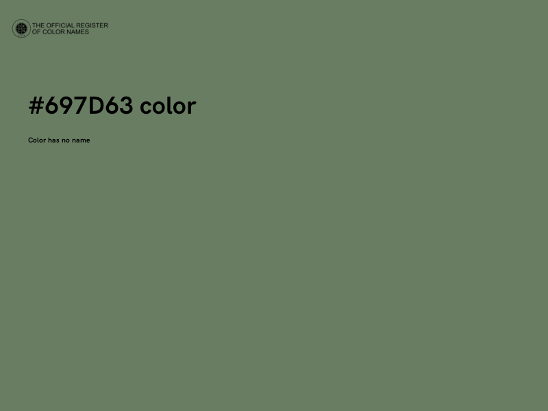 #697D63 color image