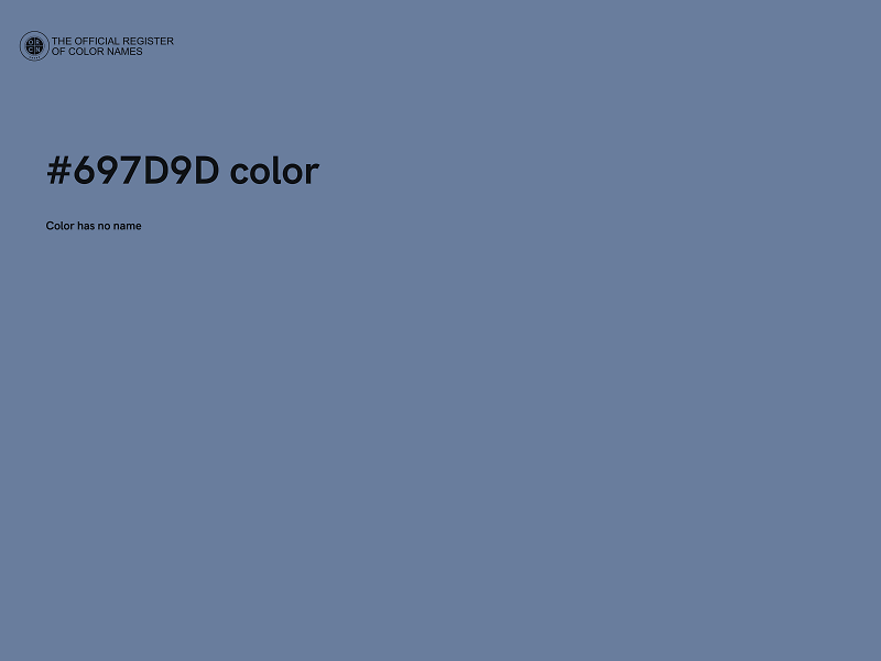 #697D9D color image