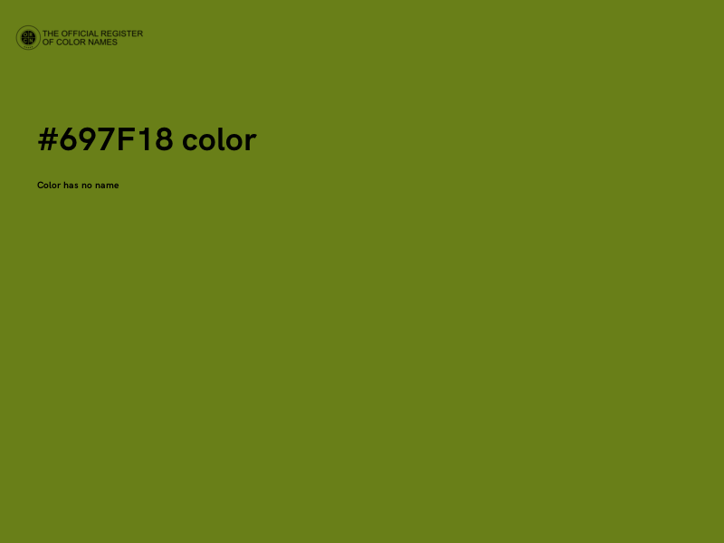 #697F18 color image