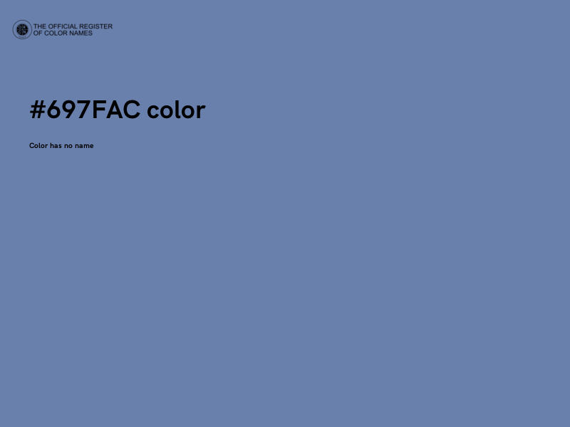 #697FAC color image