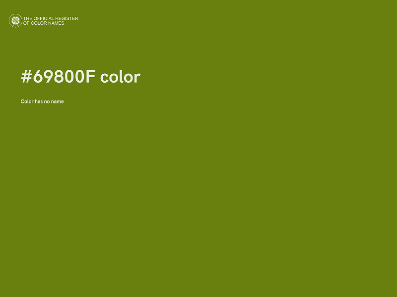 #69800F color image
