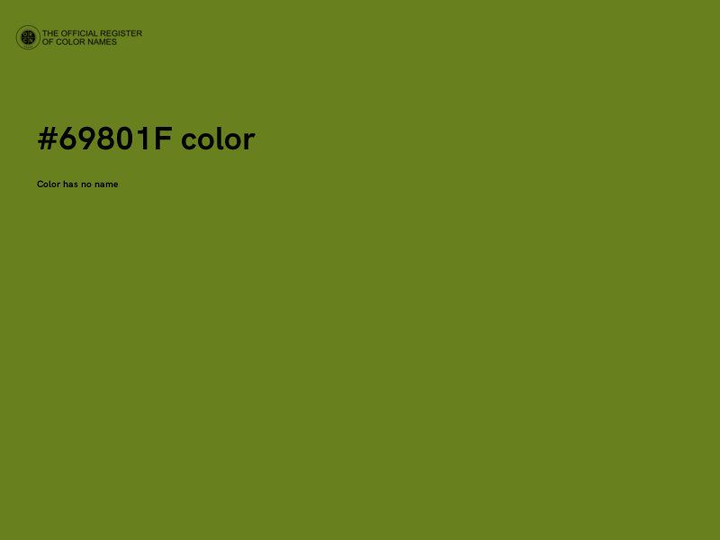 #69801F color image