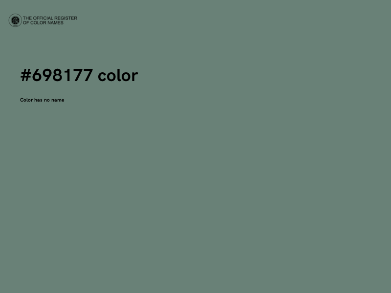 #698177 color image