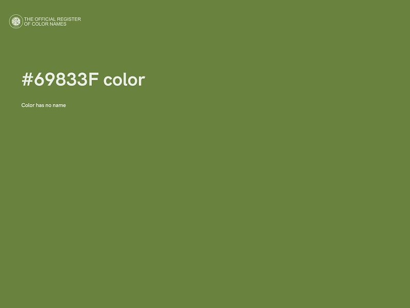 #69833F color image