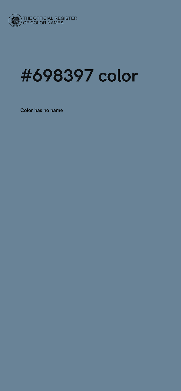 #698397 color image