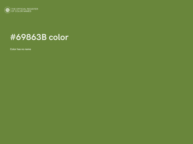 #69863B color image