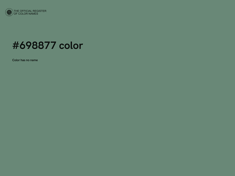 #698877 color image