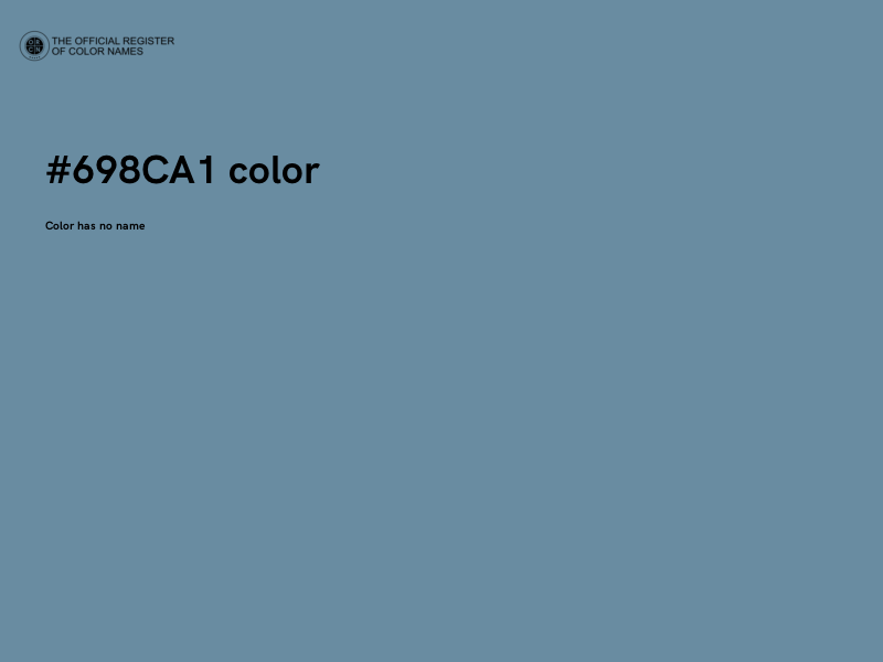 #698CA1 color image