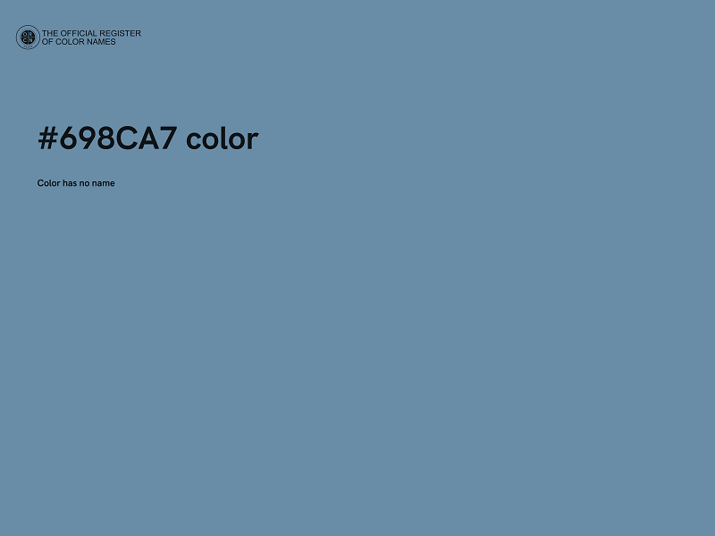 #698CA7 color image