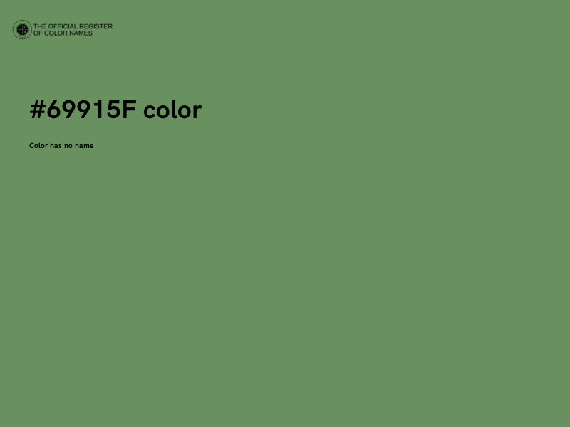 #69915F color image