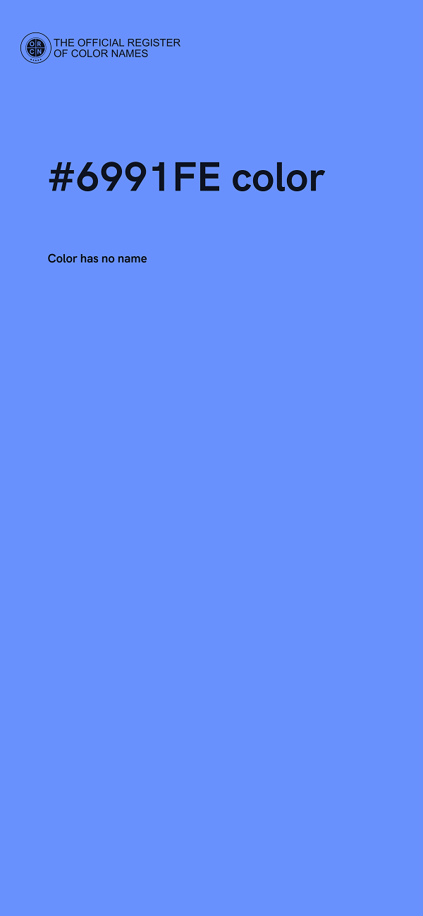 #6991FE color image