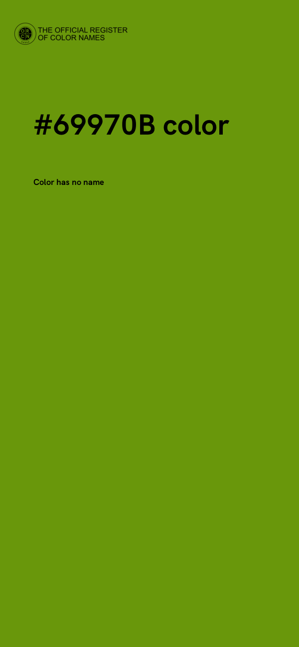 #69970B color image