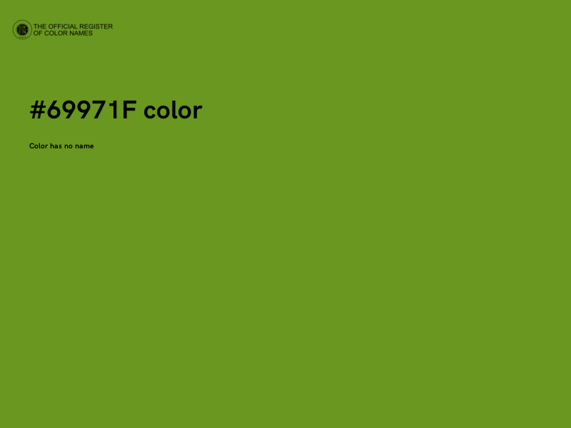 #69971F color image