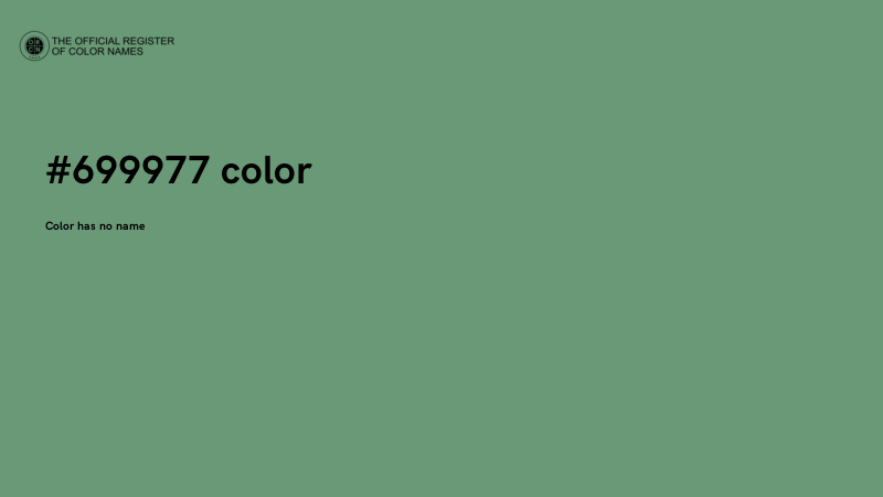 #699977 color image