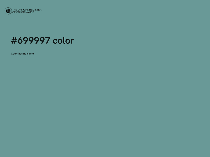 #699997 color image