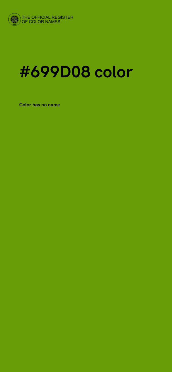 #699D08 color image