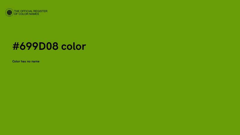 #699D08 color image