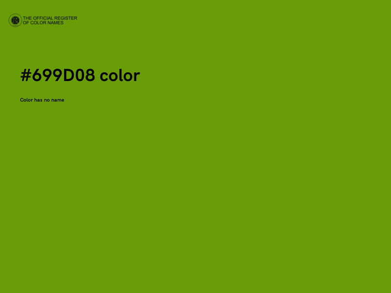 #699D08 color image