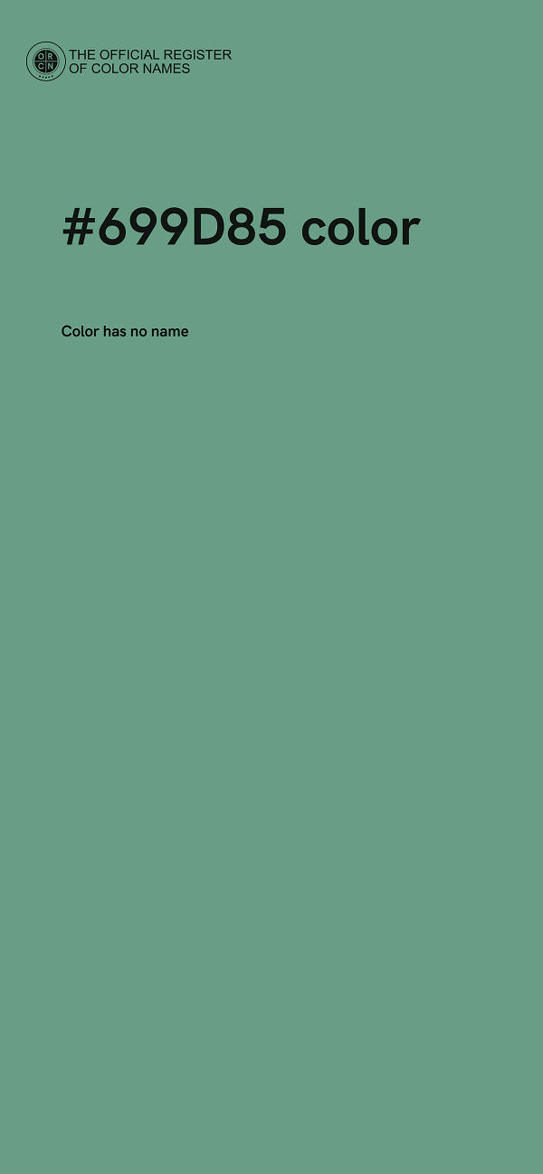 #699D85 color image