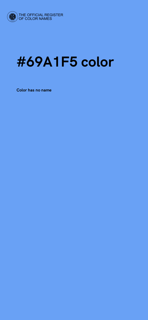 #69A1F5 color image