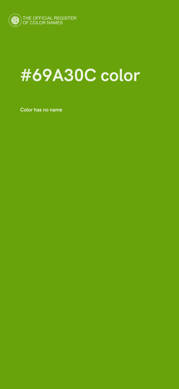 #69A30C color image
