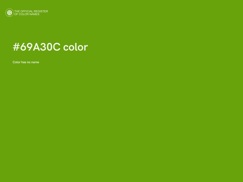 #69A30C color image