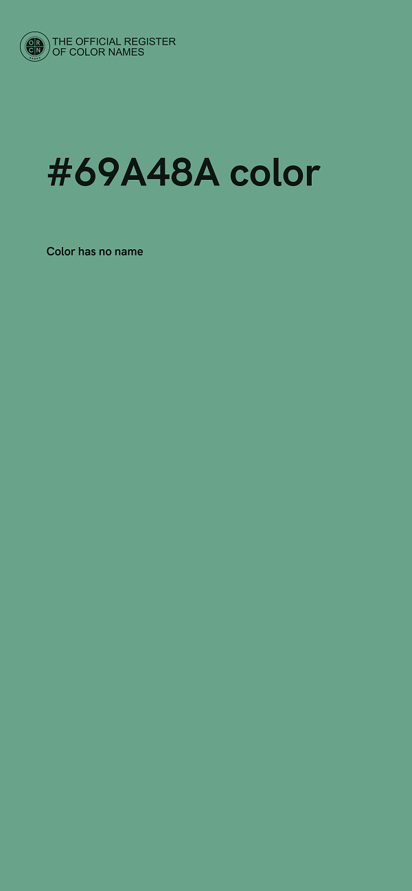 #69A48A color image