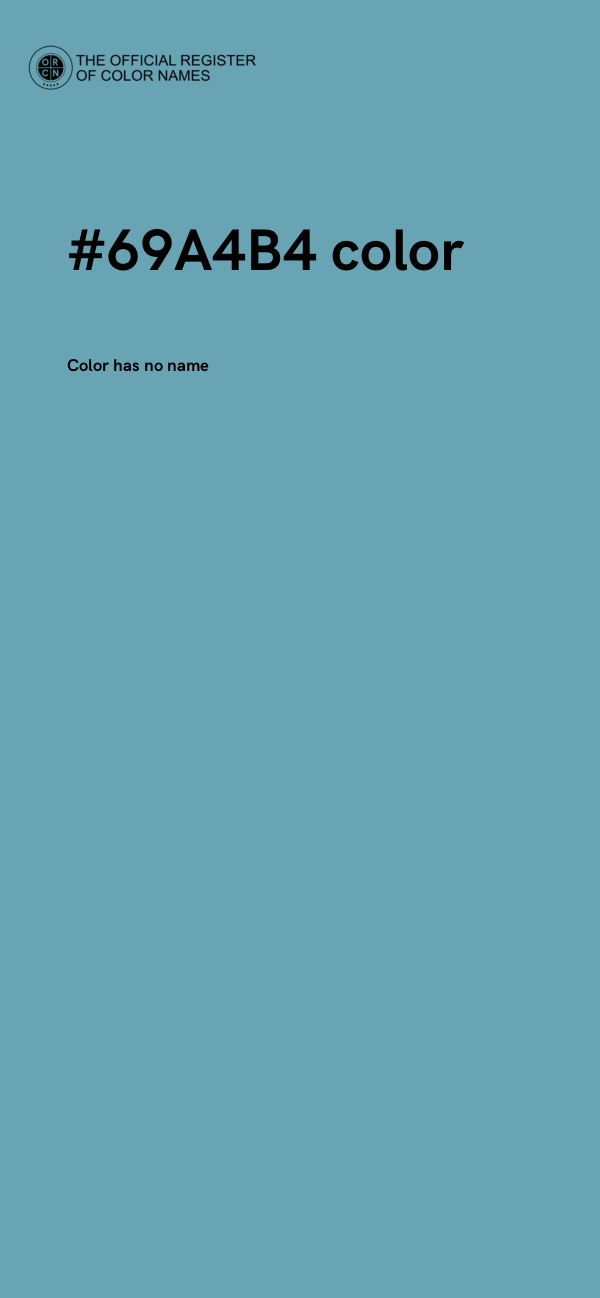 #69A4B4 color image