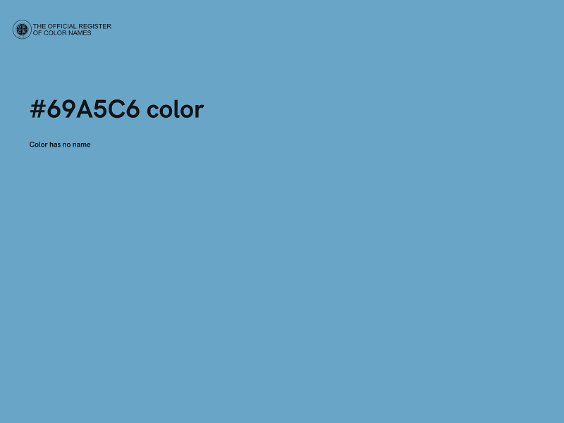 #69A5C6 color image