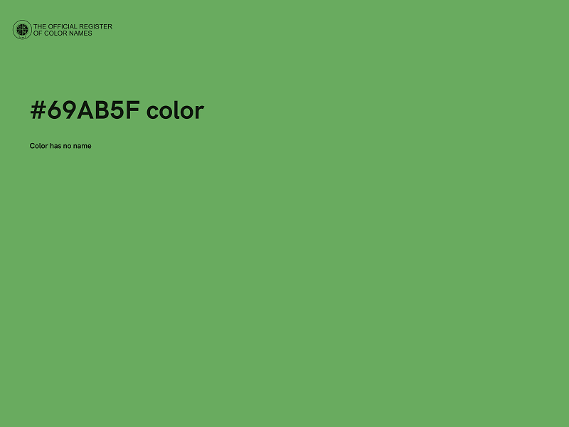 #69AB5F color image