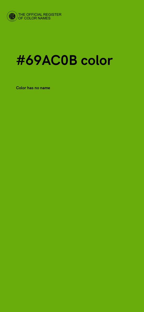 #69AC0B color image
