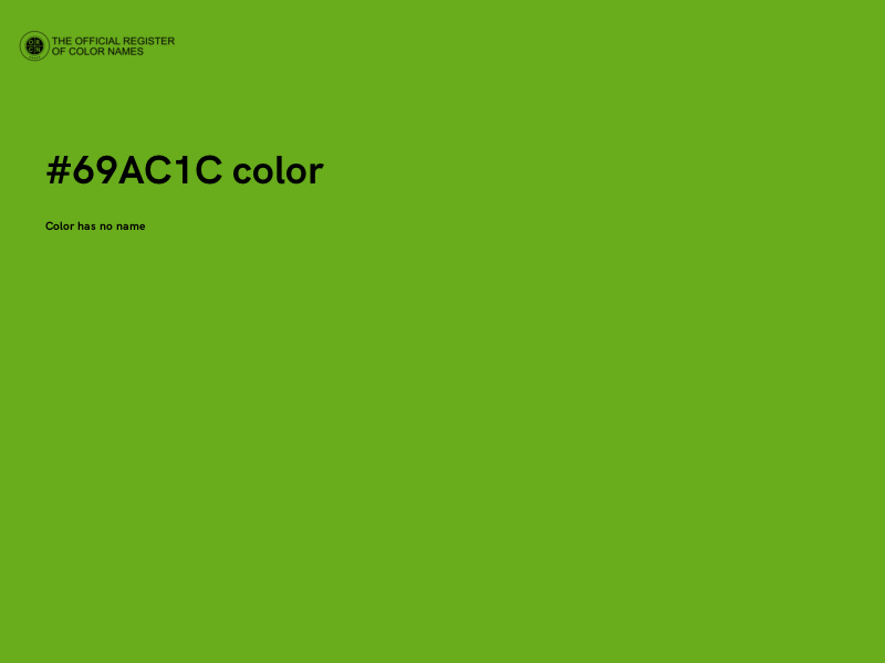 #69AC1C color image
