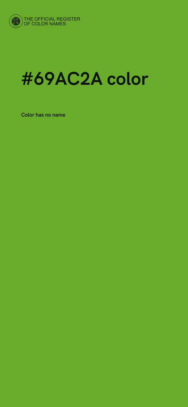 #69AC2A color image