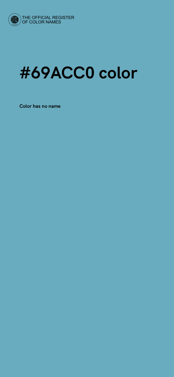 #69ACC0 color image